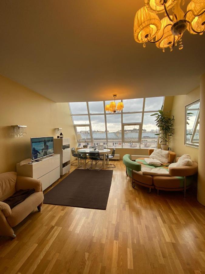 Riga Centre , Skyloft Apartment 178M2 Exteriér fotografie